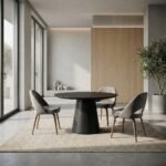 Mesa Vera Redonda 120cm negra - Imagen 2