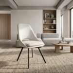 Silla Perth tela Beige - Imagen 2