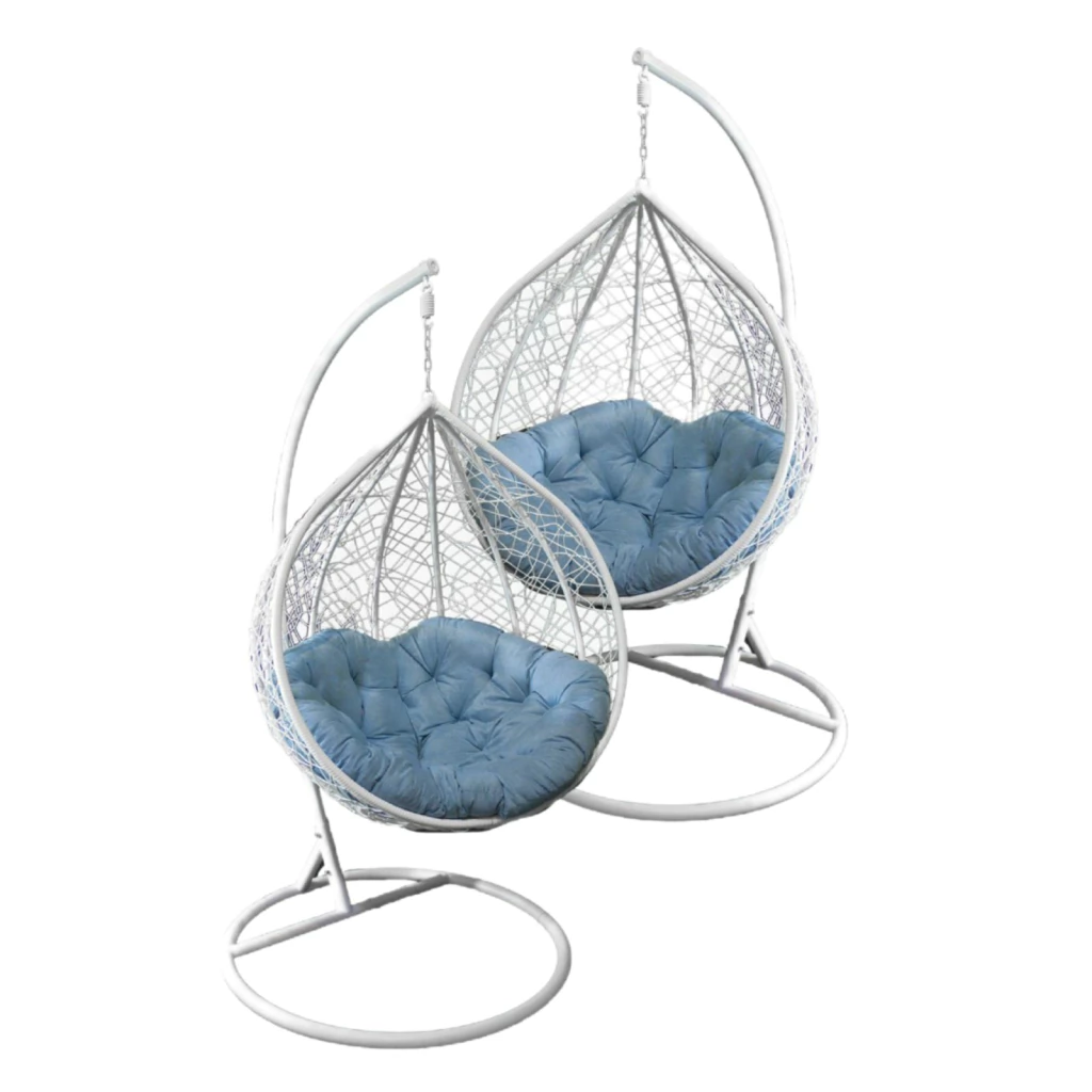 IMG_0425 Set Hamaca Sumer White x 2 - Imagen 1