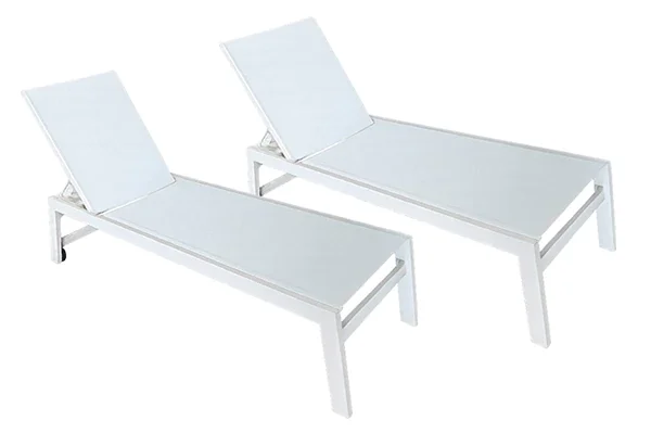 Reposera Yakarta White x 2 Unidades