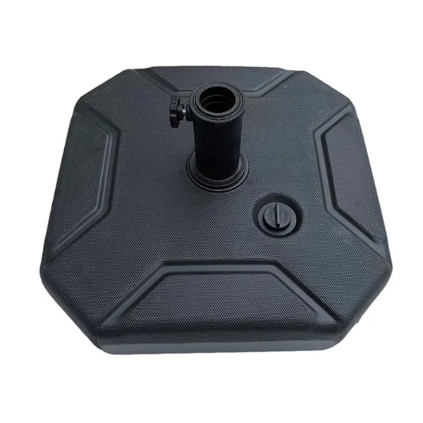 Base Umbrella Black Cuadrada 45 x 45