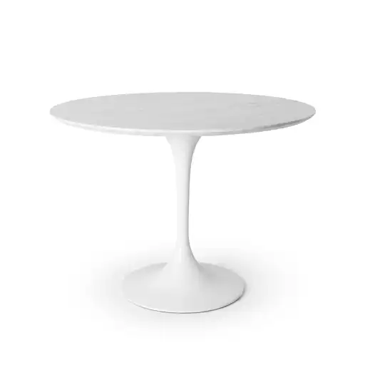 Tulip Blanca Laqueada de Diametro 1Mt